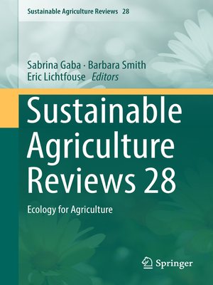 cover image of Sustainable Agriculture Reviews 28